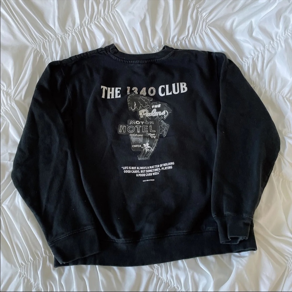 vintage rhinestone streetwear crewneck